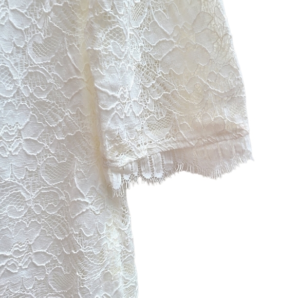 Cream Lace Shift Dress ~ NWT - Picture 2 of 10